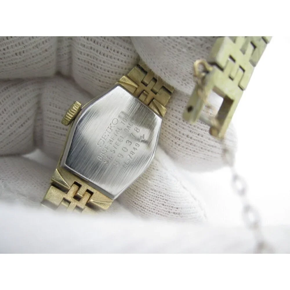 Vtg Women Seiko Hand Wind‎ Mechanical Analog 17mm Watch (H831)  11-7849